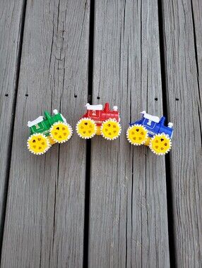Push 'N' Go Mini Train Set - Red, Blue & Green